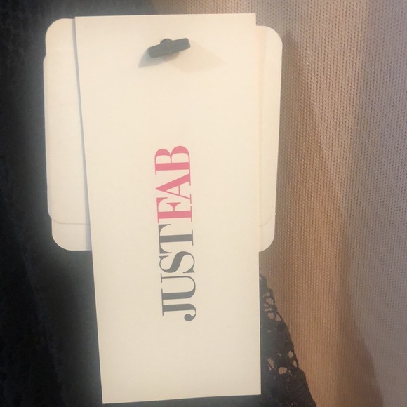 Black lace dress. Brand: JustFab Size: L - Picture 5 of 8